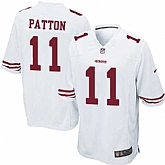 Nike Men & Women & Youth 49ers #11 Quinton Patton White Team Color Game Jersey,baseball caps,new era cap wholesale,wholesale hats